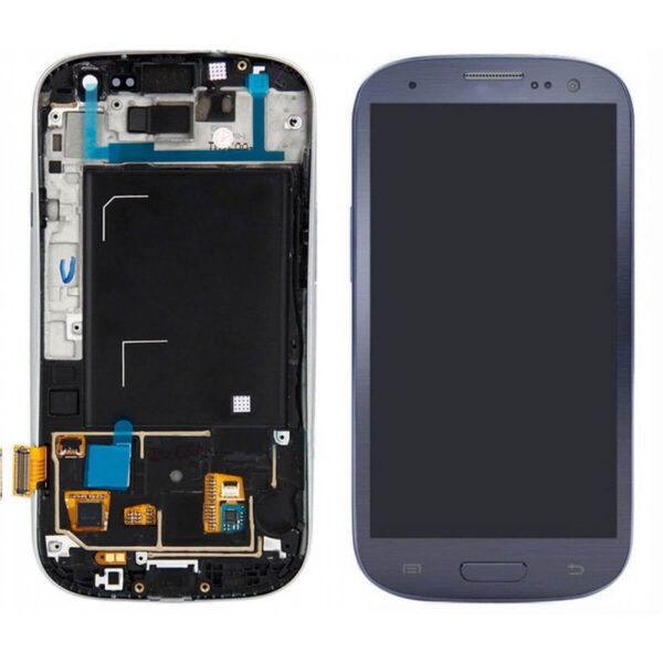 SAMSUNG GALAXY S3 BLUE LCD with frame