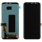 BLACK LCD SCREEN WITH FRAME for SUMSUNG GALAXY S8 PLUS