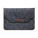 felt laptop bag-Black